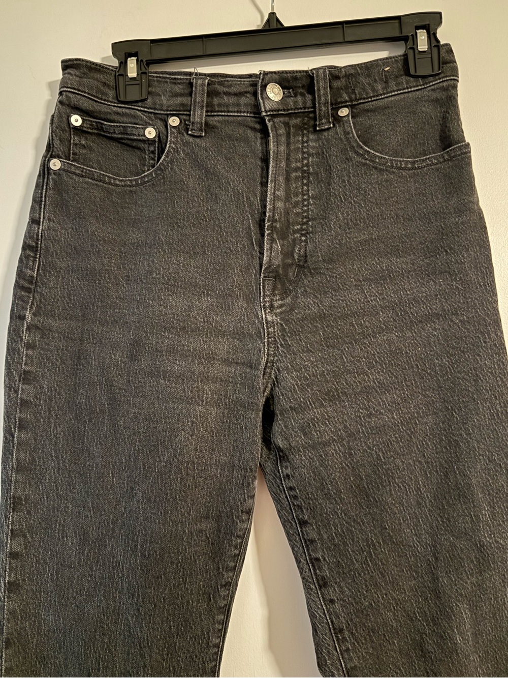 MADEWELL: ‘90s Straight Black Jeans Size 27 - Picture 3 of 3